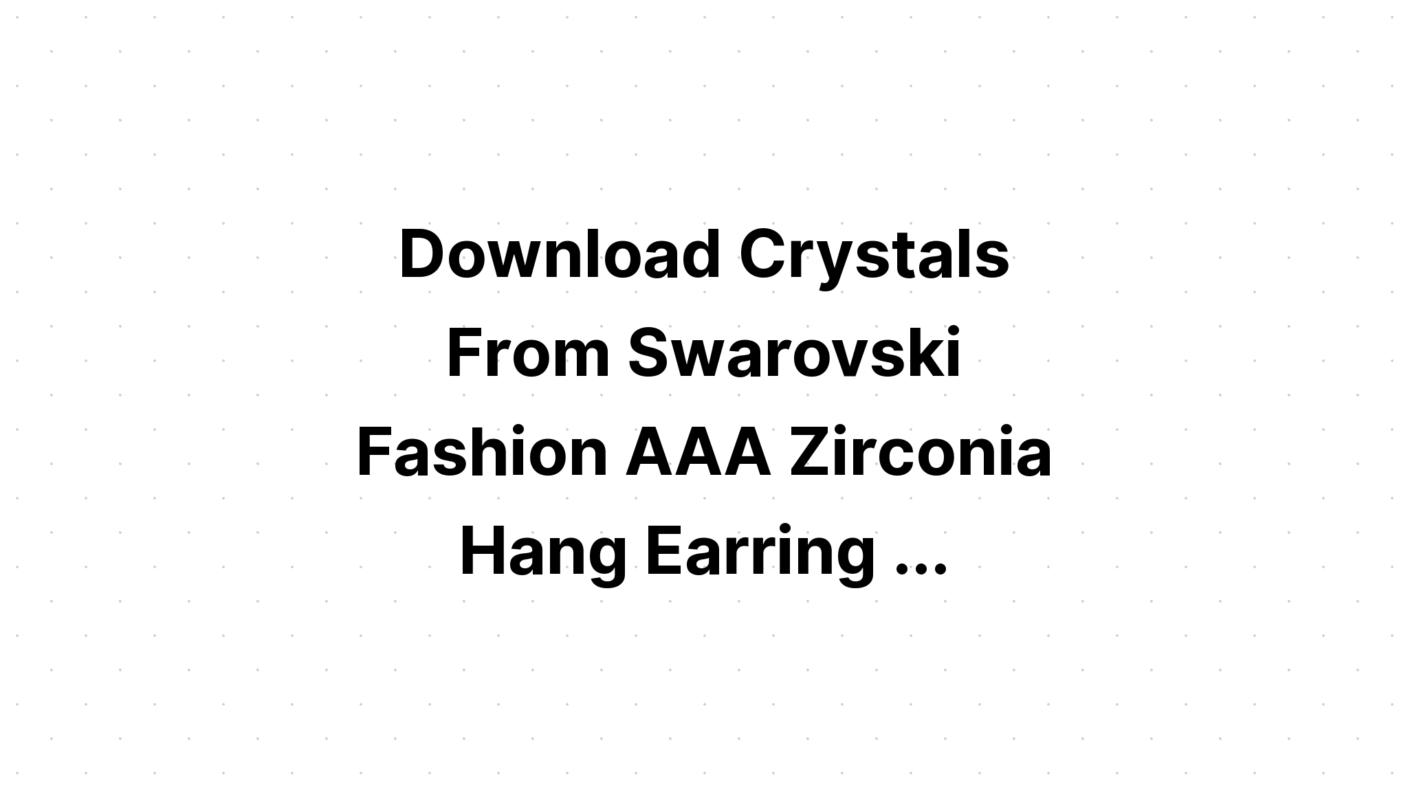 Download Six Elegant Earring Design SVG File